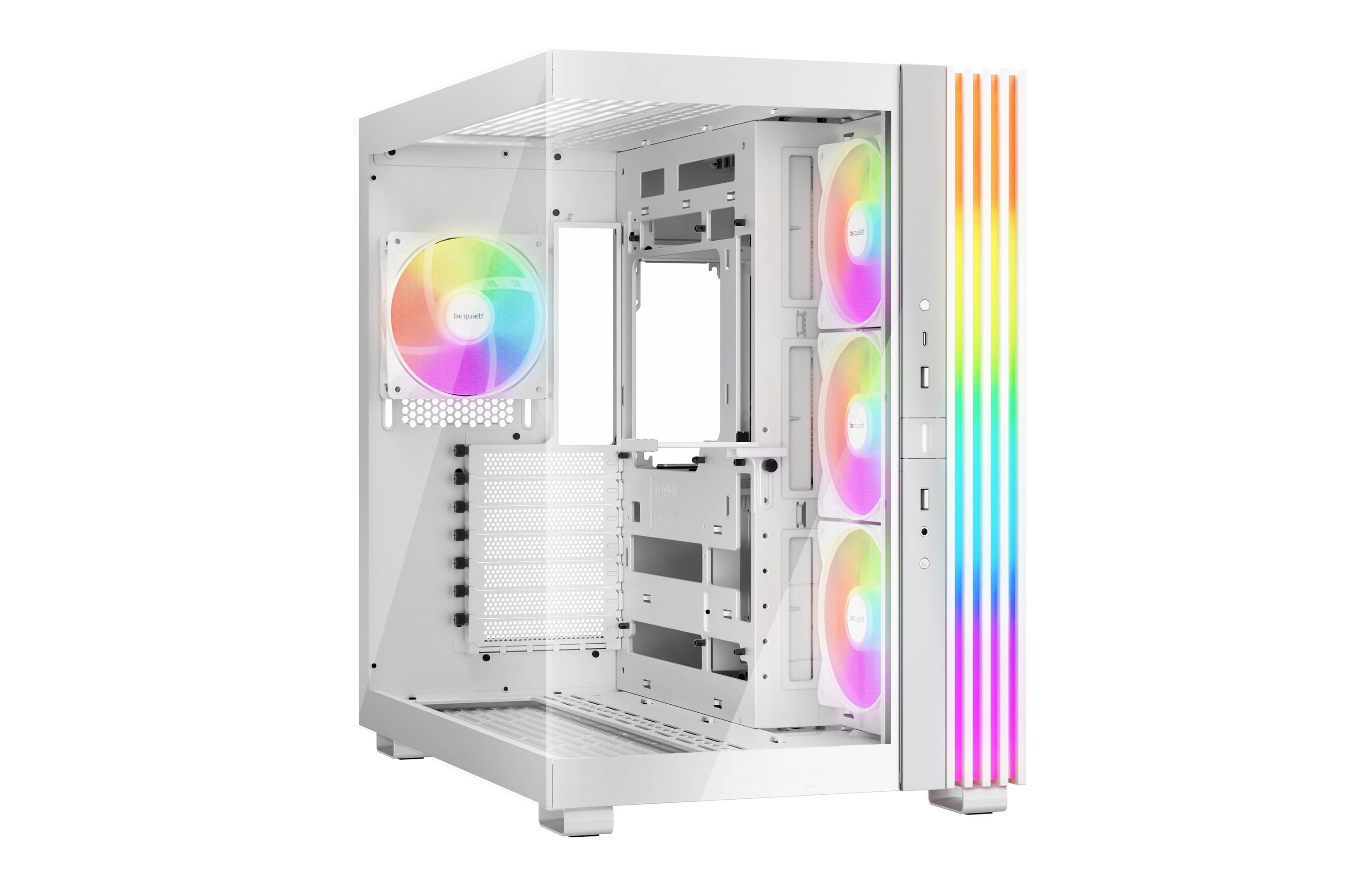 Gabinetes Gaming Be Quiet LIGHT BASE 600 LX WHITE